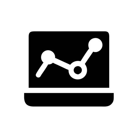 Graph Analytics Icon Business and Finance Vector for UI Websites and Mobile Applicationsのイラスト素材