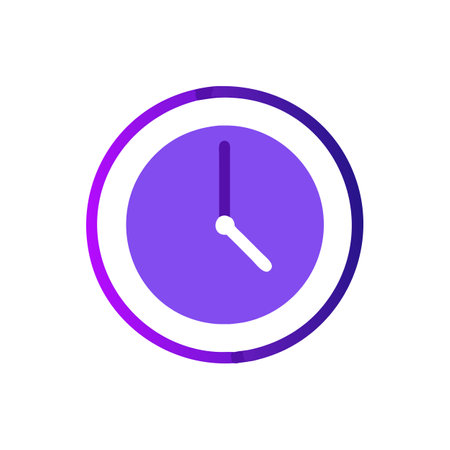 Clock Icon Business and Finance Vector for User Interface Websites and Mobile Applicationsのイラスト素材