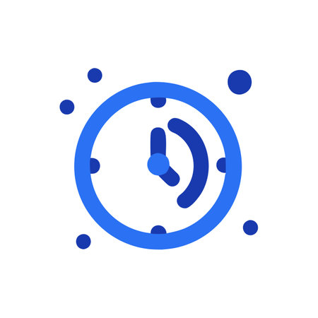 Clock Icon Business and Finance Vector for User Interface Websites and Mobile Applicationsのイラスト素材