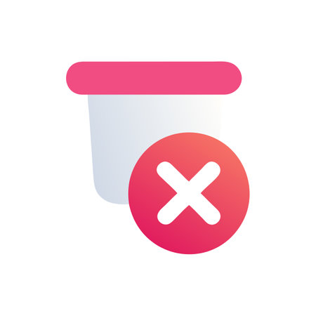 Delete and Trash Can Icon for User Interface Websites and Mobile Applicationsのイラスト素材