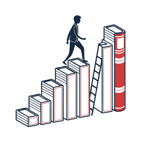 Flat style Business growth financial office vector illustration conceptのイラスト素材