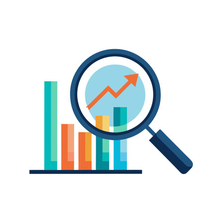 Flat style Business growth financial office vector illustration conceptのイラスト素材