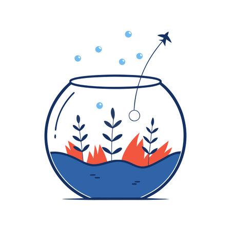 Flat style Business growth financial office vector illustration conceptのイラスト素材