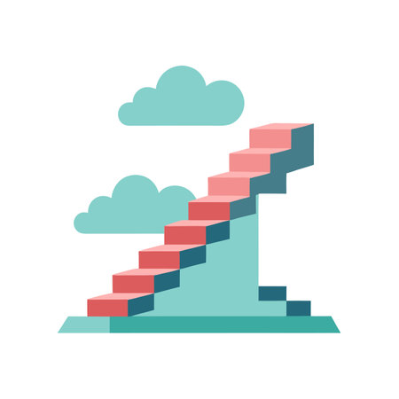 Flat style Business growth financial office vector illustration conceptのイラスト素材
