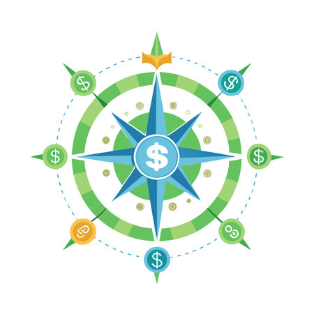 Flat Money and Finance Icon vector illustration for UI websites and mobile applicationsのイラスト素材