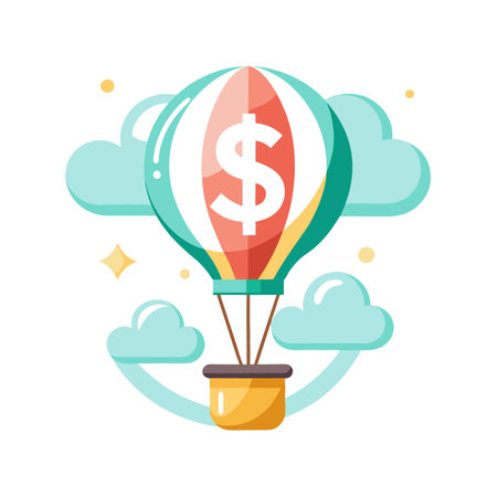 Flat Money and Finance Icon vector illustration for UI websites and mobile applicationsのイラスト素材