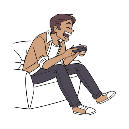 Activity of a men in daily life and office or workplace cartoon character vector illustrationのイラスト素材