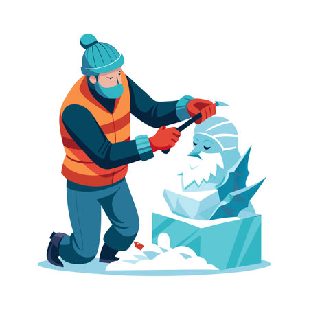 Activity of a men in daily life and office or workplace cartoon character vector illustrationのイラスト素材