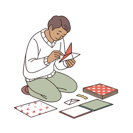 Activity of a men in daily life and office or workplace cartoon character vector illustrationのイラスト素材