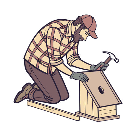 Activity of a men in daily life and office or workplace cartoon character vector illustrationのイラスト素材