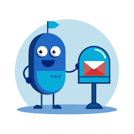 Geometric Shape Cartoon Character Vector Illustration Isolated on a White Backgroundのイラスト素材