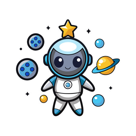Geometric Shape Cartoon Character Vector Illustration Isolated on a White Backgroundのイラスト素材