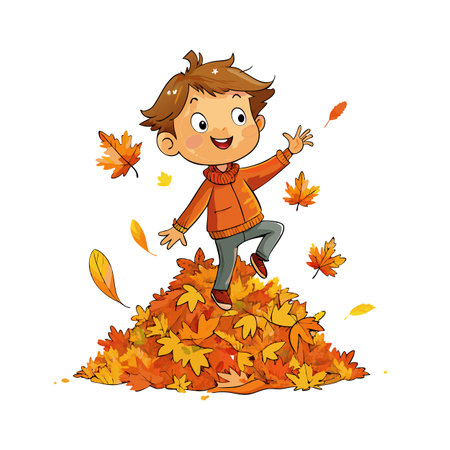 Children's Learning and Entertaining Cartoon Character Vector Illustration for Education and Mediaのイラスト素材