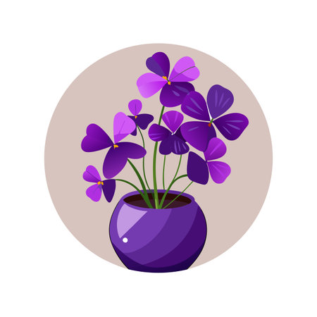 Beautiful Realistic Houseplant Tree Vector Illustration Isolated on a White Backgroundのイラスト素材