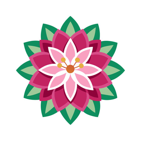 Flower Icon Floral Vector for UI Websites and Mobile Applicationsのイラスト素材