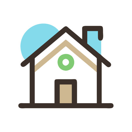 Home Icon Vector Illustration for User Interface Websites Documents and Mobile Applicationsのイラスト素材