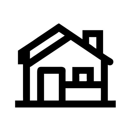Home Icon Vector Illustration for User Interface Websites Documents and Mobile Applicationsのイラスト素材