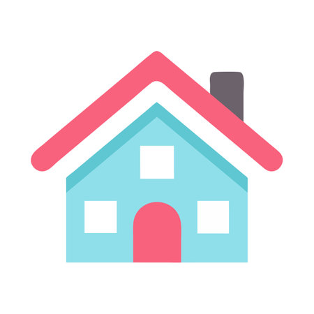 Home Icon Vector Illustration for User Interface Websites Documents and Mobile Applicationsのイラスト素材