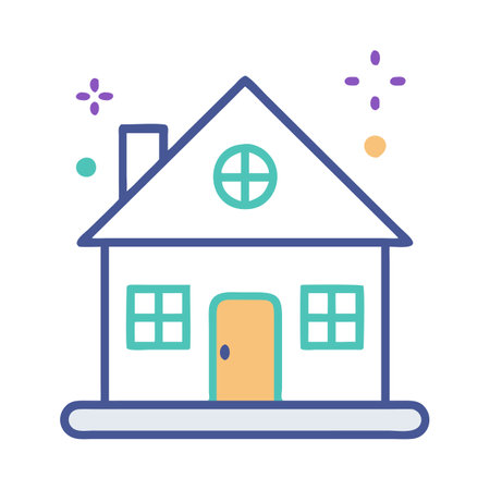 Home Icon Vector Illustration for User Interface Websites Documents and Mobile Applicationsのイラスト素材