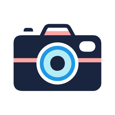 Camera Icon Vector Illustration for User Interface Websites Documents and Mobile Applicationsのイラスト素材