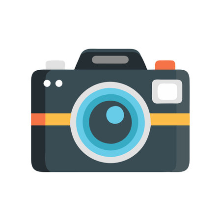 Camera Icon Vector Illustration for User Interface Websites Documents and Mobile Applicationsのイラスト素材