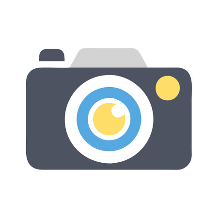 Camera Icon Vector Illustration for User Interface Websites Documents and Mobile Applicationsのイラスト素材