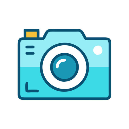 Camera Icon Vector Illustration for User Interface Websites Documents and Mobile Applicationsのイラスト素材
