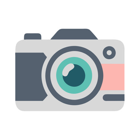 Camera Icon Vector Illustration for User Interface Websites Documents and Mobile Applicationsのイラスト素材