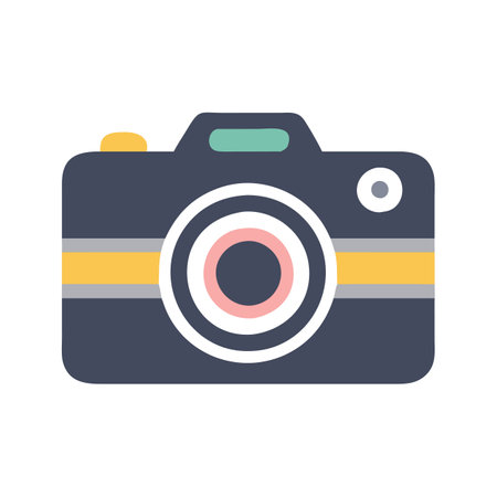 Camera Icon Vector Illustration for User Interface Websites Documents and Mobile Applicationsのイラスト素材