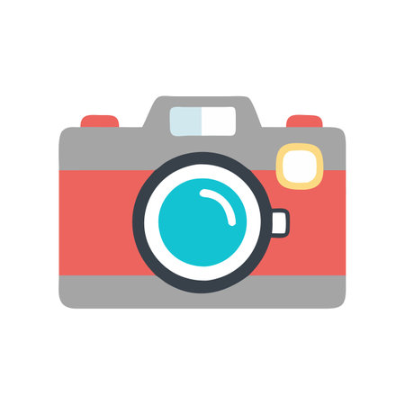 Camera Icon Vector Illustration for User Interface Websites Documents and Mobile Applicationsのイラスト素材