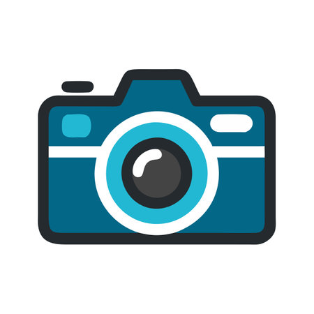 Camera Icon Vector Illustration for User Interface Websites Documents and Mobile Applicationsのイラスト素材
