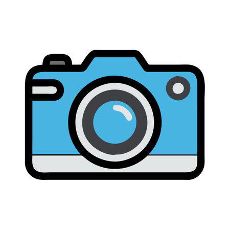 Camera Icon Vector Illustration for User Interface Websites Documents and Mobile Applicationsのイラスト素材