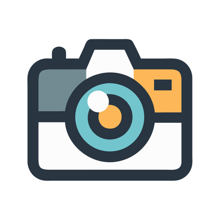 Camera Icon Vector Illustration for User Interface Websites Documents and Mobile Applications