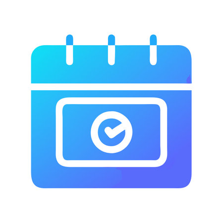 Flat style Calendar Icon vector illustration for User Interface documents websites and mobile applicationsのイラスト素材