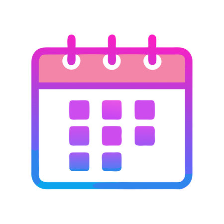 Flat style Calendar Icon vector illustration for User Interface documents websites and mobile applicationsのイラスト素材