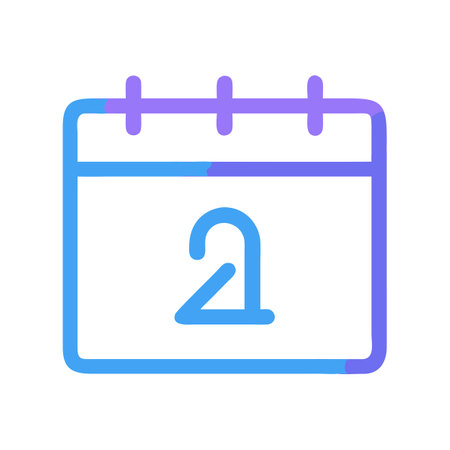 Flat style Calendar Icon vector illustration for User Interface documents websites and mobile applicationsのイラスト素材