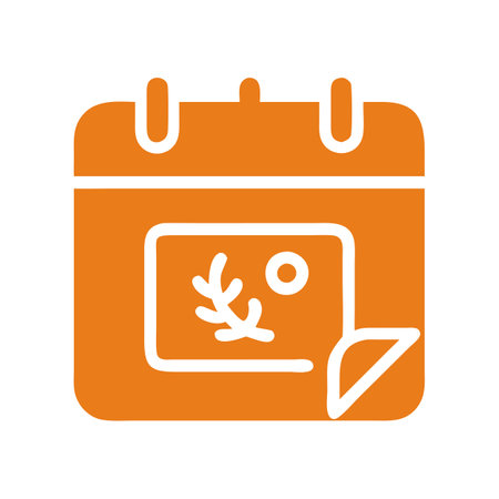 Flat style Calendar Icon vector illustration for User Interface documents websites and mobile applicationsのイラスト素材