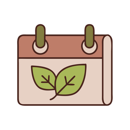 Flat style Calendar Icon vector illustration for User Interface documents websites and mobile applicationsのイラスト素材