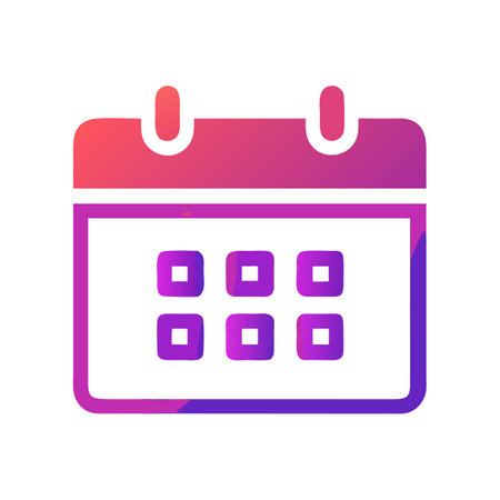 Flat style Calendar Icon vector illustration for User Interface documents websites and mobile applicationsのイラスト素材