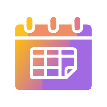 Flat style Calendar Icon vector illustration for User Interface documents websites and mobile applicationsのイラスト素材