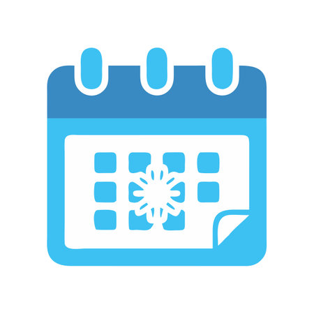 Flat style Calendar Icon vector illustration for User Interface documents websites and mobile applicationsのイラスト素材