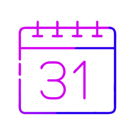 Flat style Calendar Icon vector illustration for User Interface documents websites and mobile applicationsのイラスト素材