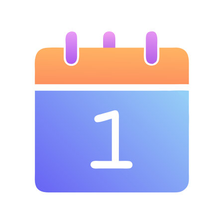 Flat style Calendar Icon vector illustration for User Interface documents websites and mobile applicationsのイラスト素材