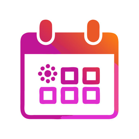 Flat style Calendar Icon vector illustration for User Interface documents websites and mobile applicationsのイラスト素材
