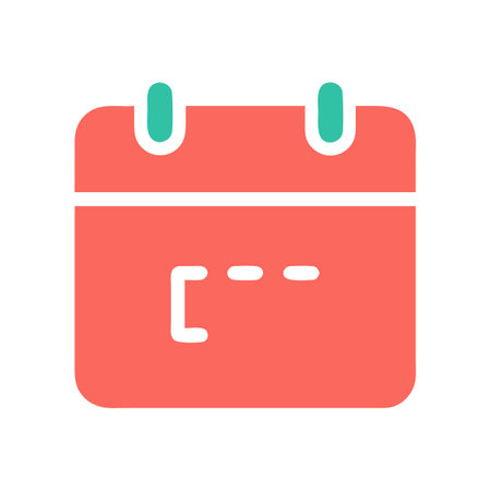 Flat style Calendar Icon vector illustration for User Interface documents websites and mobile applicationsのイラスト素材