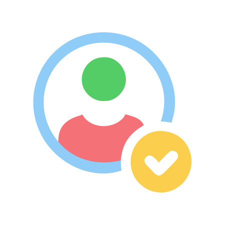 Flat style User Profile Icon vector illustration for User Interface documents websites and mobile applicationsのイラスト素材