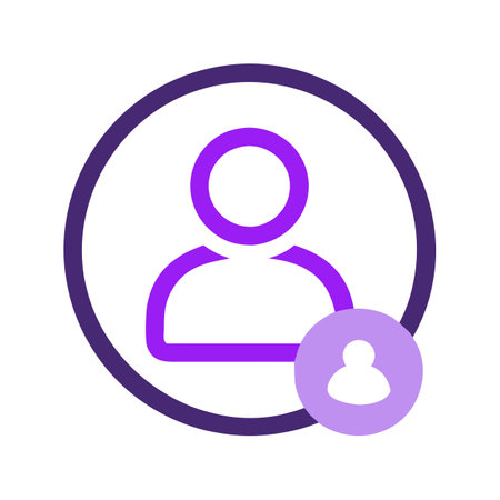 Flat style User Profile Icon vector illustration for User Interface documents websites and mobile applicationsのイラスト素材