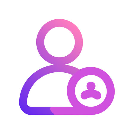 Flat style User Profile Icon vector illustration for User Interface documents websites and mobile applicationsのイラスト素材