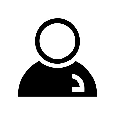 Flat style User Profile Icon vector illustration for User Interface documents websites and mobile applicationsのイラスト素材