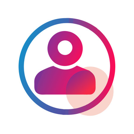 Flat style User Profile Icon vector illustration for User Interface documents websites and mobile applicationsのイラスト素材